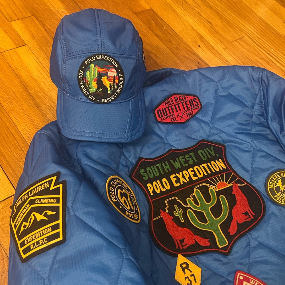 🐺Polo by Ralph Lauren Blue Expedition Custom Cap